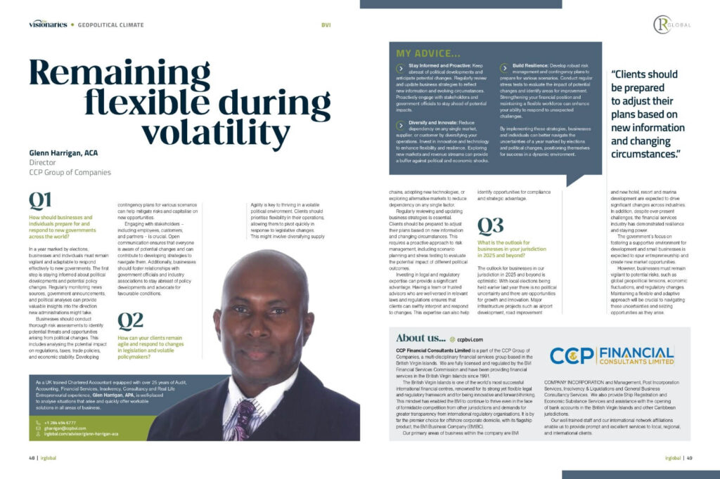 Remaining flexible during Volatility